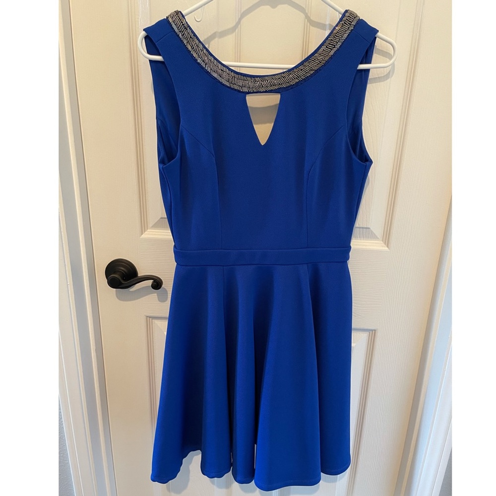 Mini blue summer dress (M)